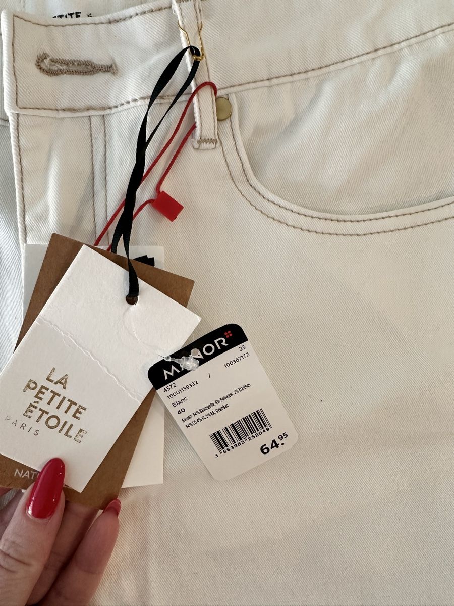 Jeans: Schöne weiße Jeans La Petite Etoile – Nuovo e nell'imballaggio originale da Rüti ZH venduto da Anastasia.gold