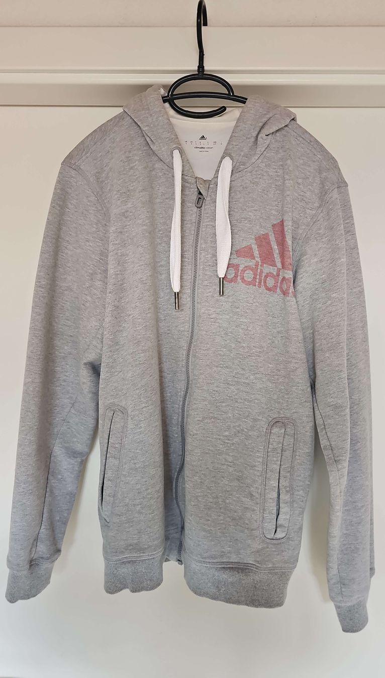 Adidas Giacche: Sweat à capuche zippé Adidas gris taille S – Nuovo (secondo la descrizione) da Monthey venduto da gae_22w9