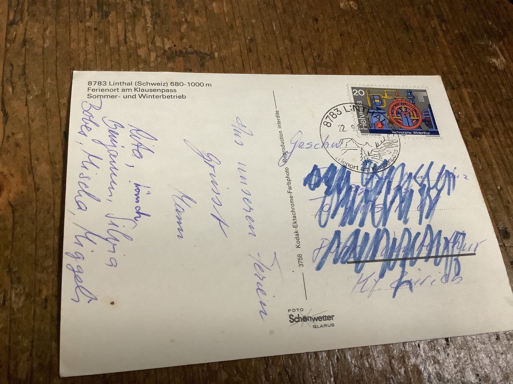 Cartoline postali: Linthal – Usato da Flaach venduto da Monisoldshop 1