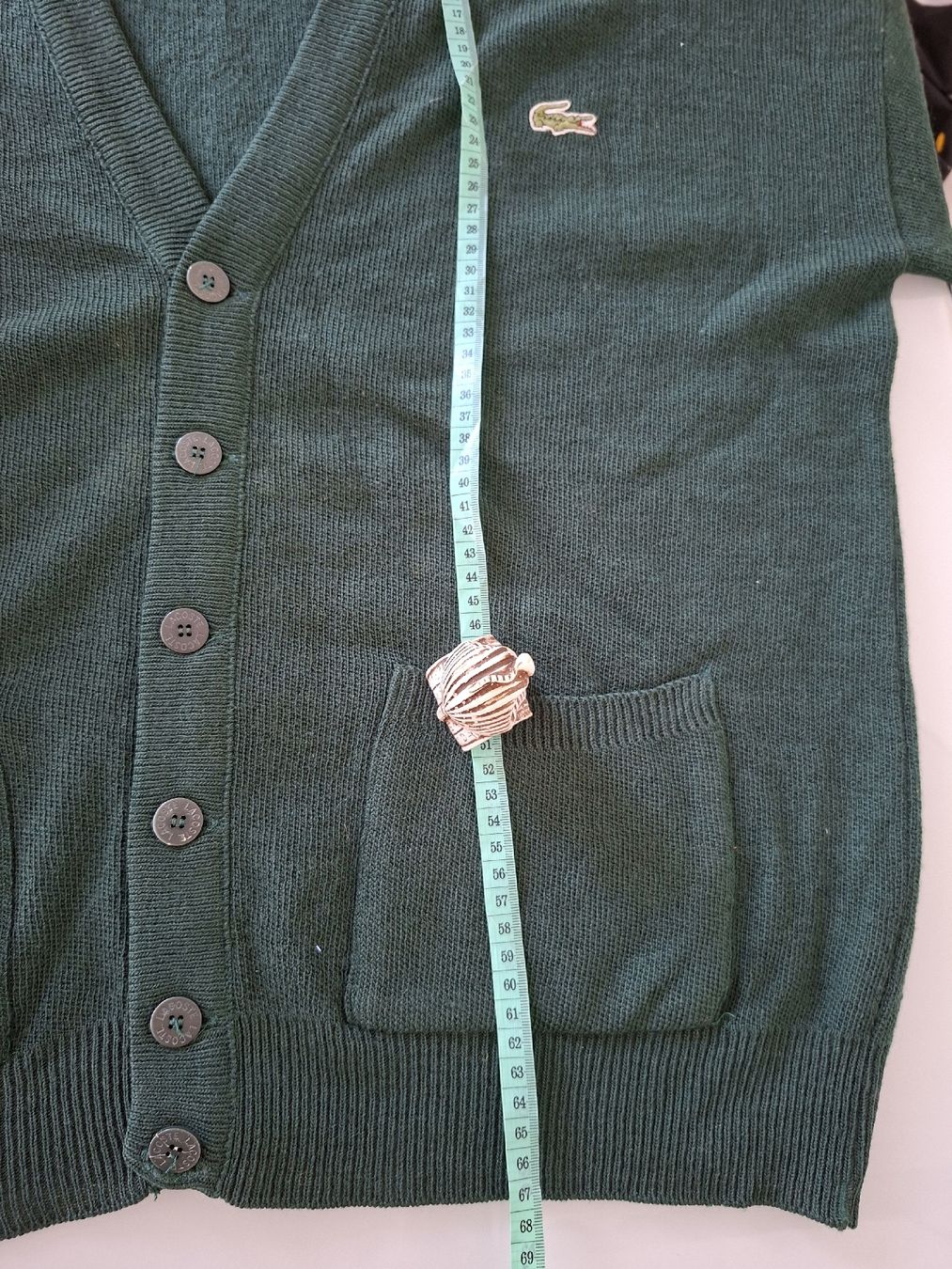Lacoste Maglioni & Felpe: Cardigan Lacoste vert vintage, Taille 4, – Usato da Renens VD venduto da ser_j2fn 4