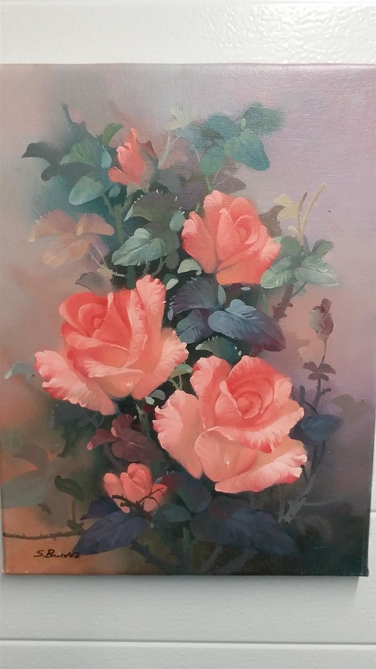 Tableaux: Busdee "Rosen" Gemälde – D'occasion à Zürich par Galerie-Kunst