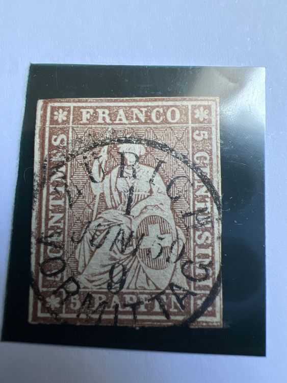 1 timbre oblitéré Strubel  22D 1856 selon photo 1