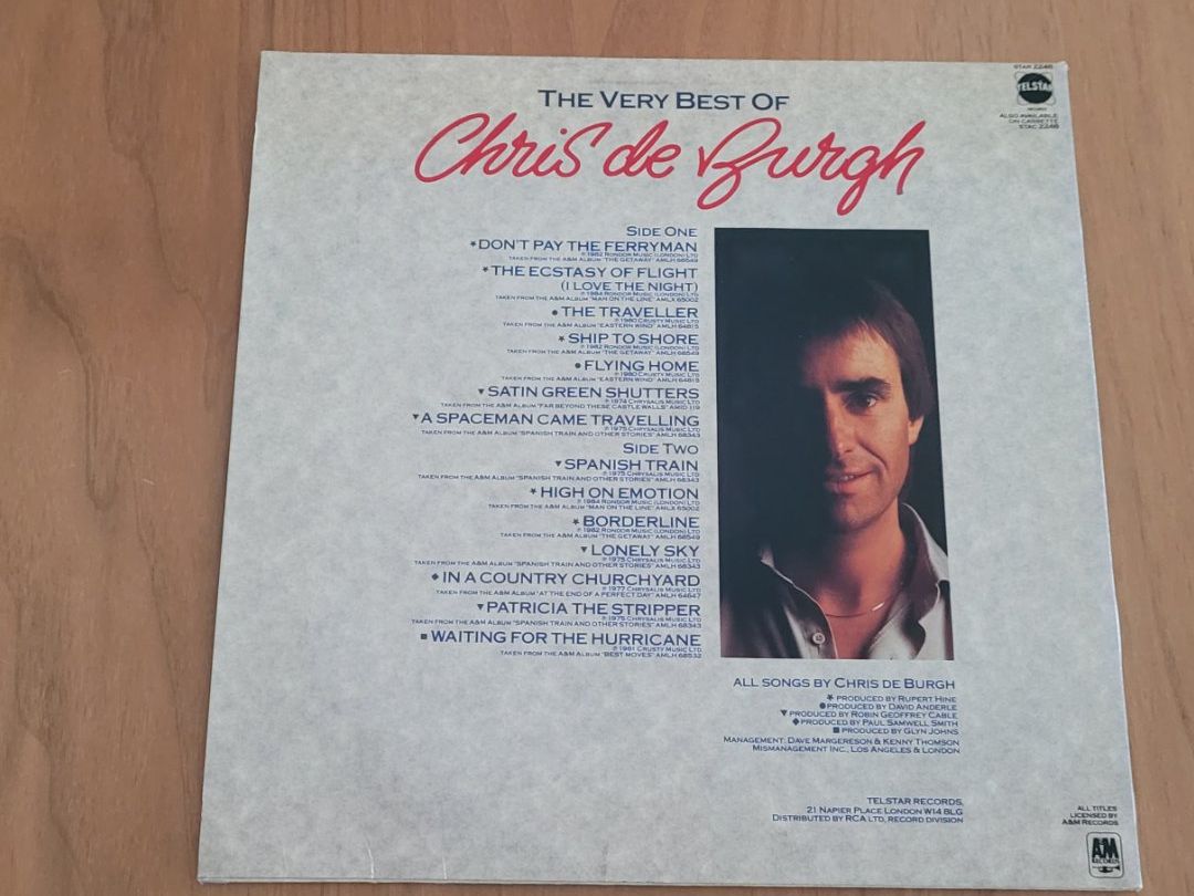 Schallplatten: LP  Chris de Burgh – Gebraucht aus Martigny von MZ-67 1