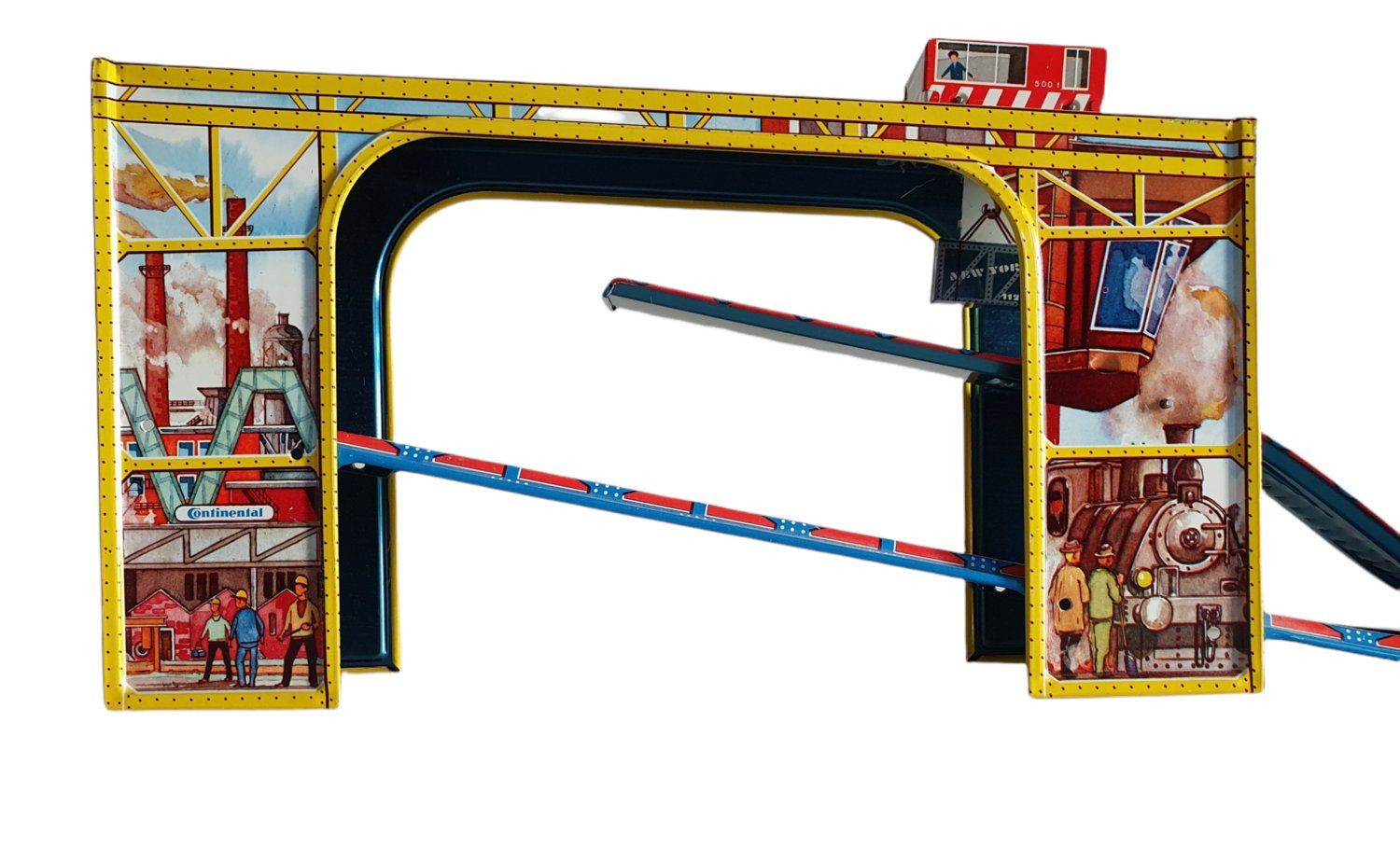 Technofix Giocattoli: alte Technofix Busy Diesel Blechbahn – Usato da Flawil venduto da JaguarXJSHE 4