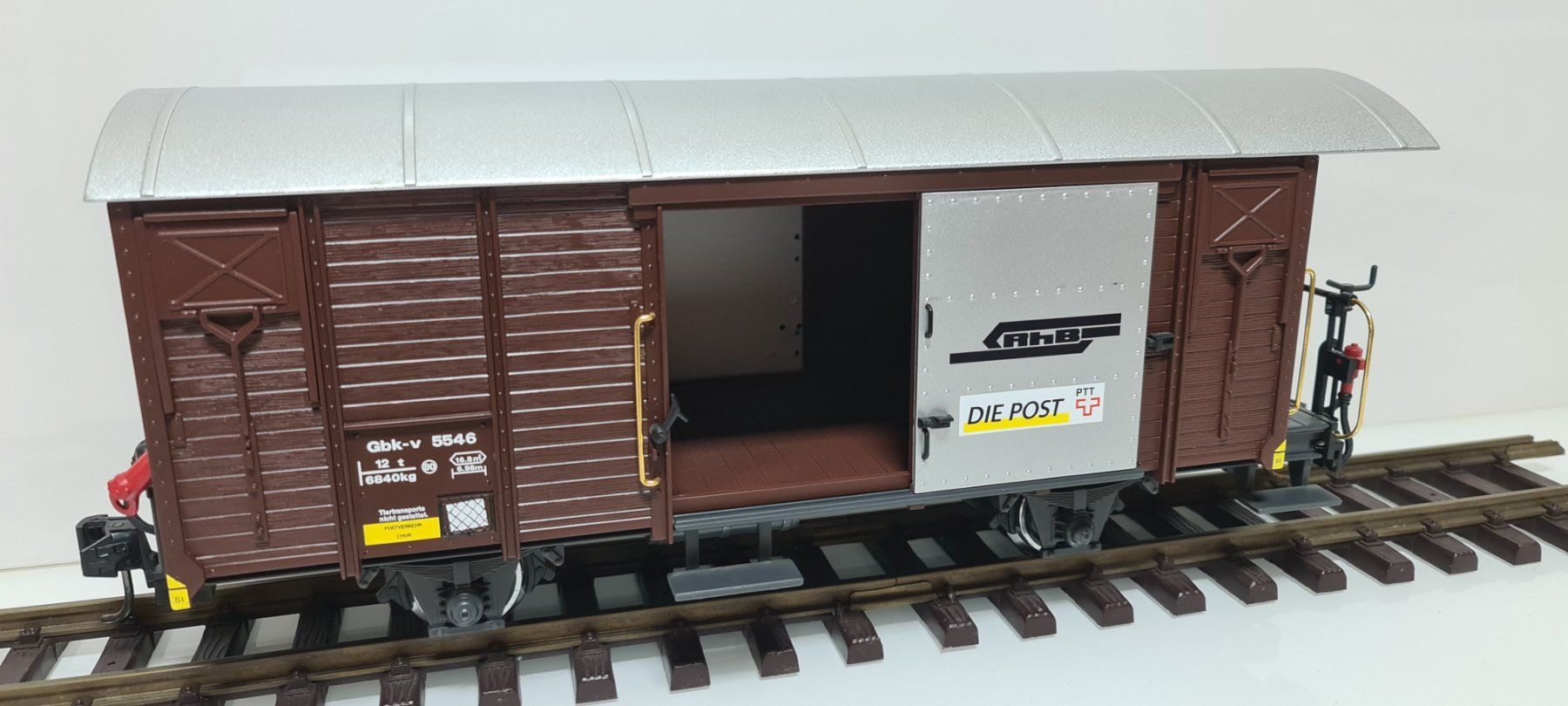 LGB Modellini di ferrovie: LGB RhB Die Post Gbk-v 5546 – Usato da Neuenhof venduto da ludovicco 1