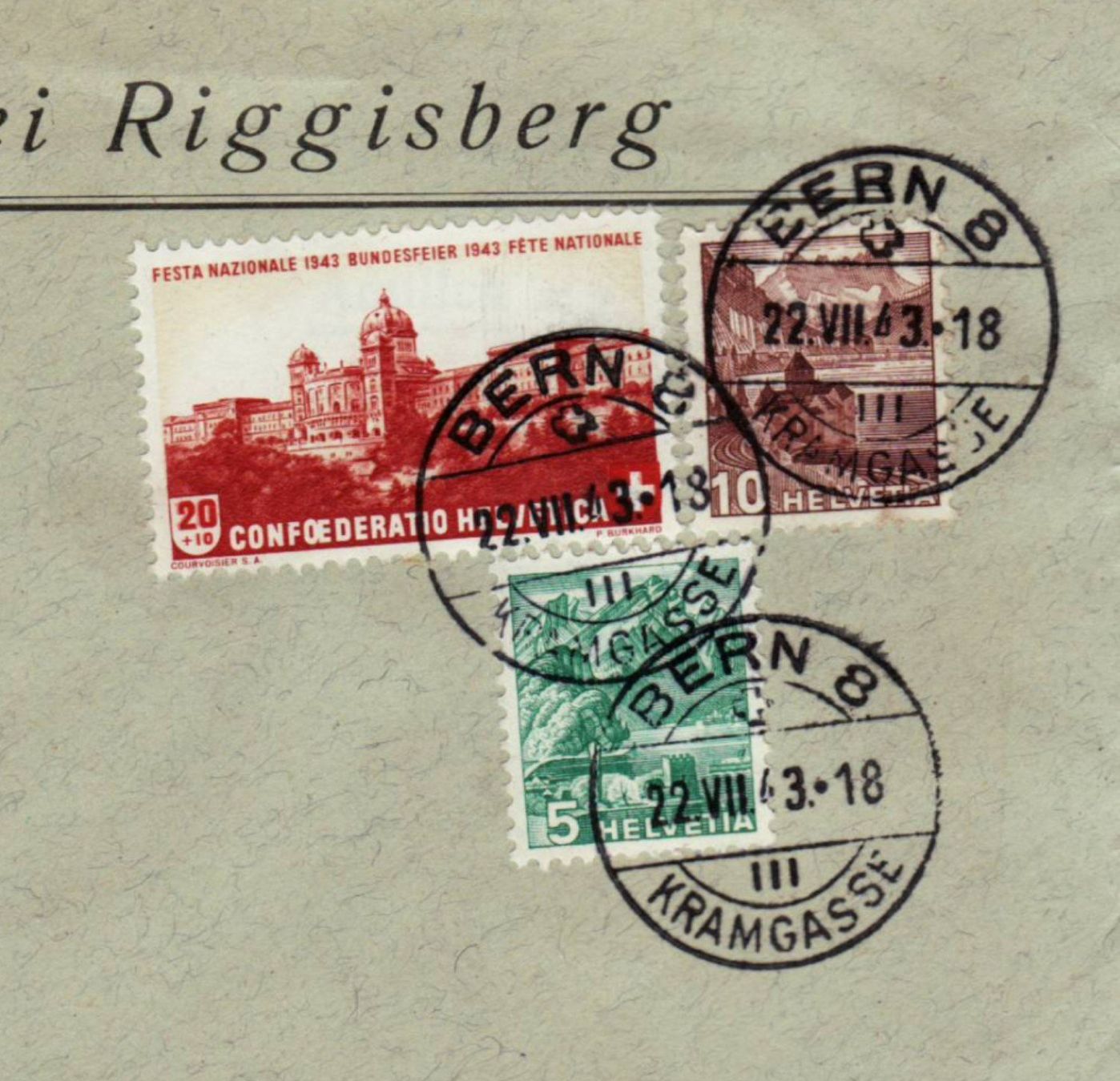 Tutti i francobolli: 061 CH, Lot 6 NN / MANDATE ab 1922 – Usato da Bern venduto da markenbak 2
