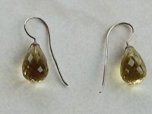 Orecchini pendenti & Orecchini a lobo: Ohrhänger Silber925 mit Lemon Quarz – Nuovo e nell'imballaggio originale da Winistorf venduto da acreativ2