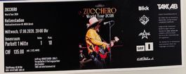 1x Zucchero World Tour 26 Zürich, 17.06.2026, REIHE 1