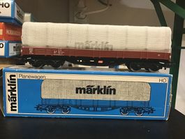 Märklin HO 4517 Plane Wagen mit OVP Selten!