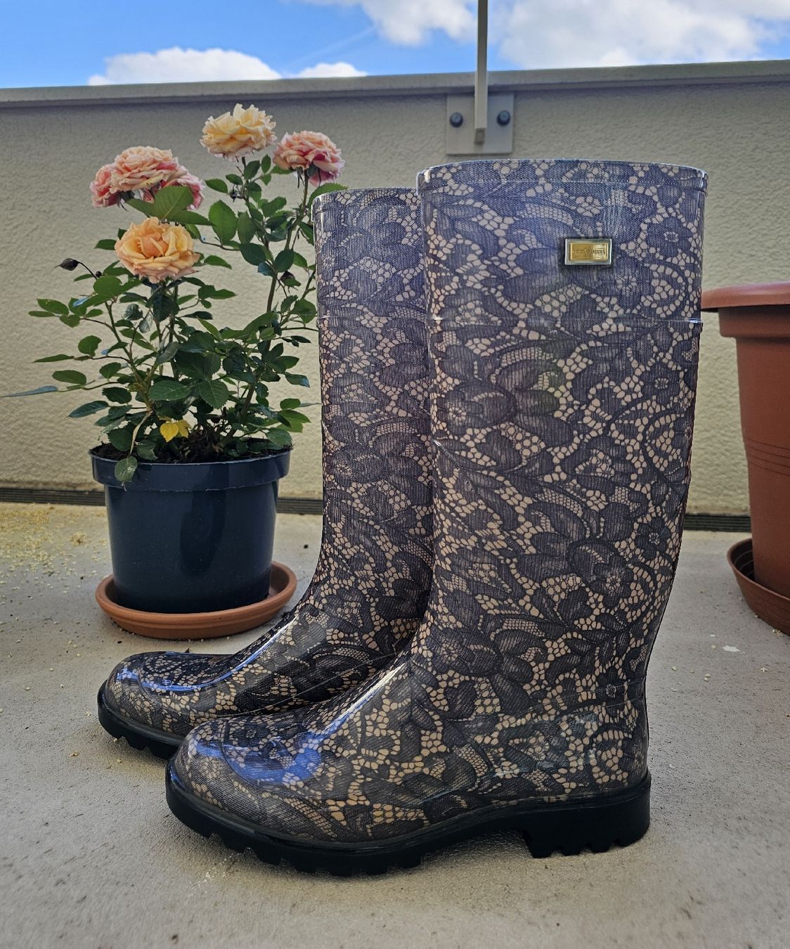 Dolce & Gabbana Damenschuhe: Dolce Gabbana Regenstiefel Gr. 39 – Neu (gemäss Beschreibung) aus Dottikon von Chicca_73