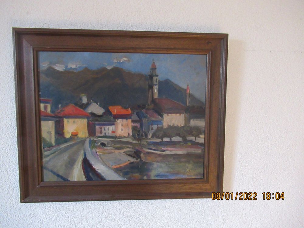 Oelbild von PAOLO (Paul Müller) Kaufen auf Ricardo