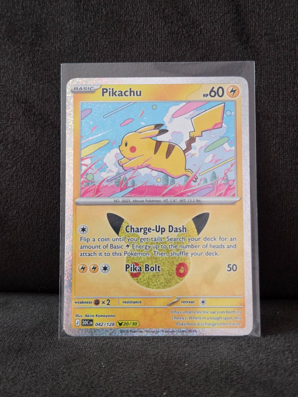 Pokémon Carte collezionabili: Pikachu 042/128 30th Celebration EN – Usato da Ballwil venduto da Saschaz18