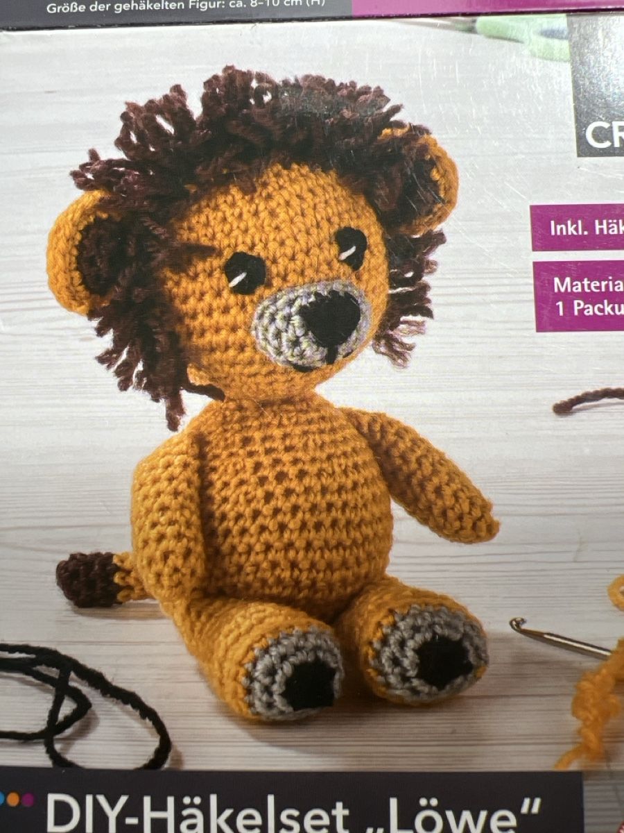 Kits de loisir créatif: DIY-Häkelset Löwe – Neuf (Voir description) à Oberglatt ZH par ble_75jw