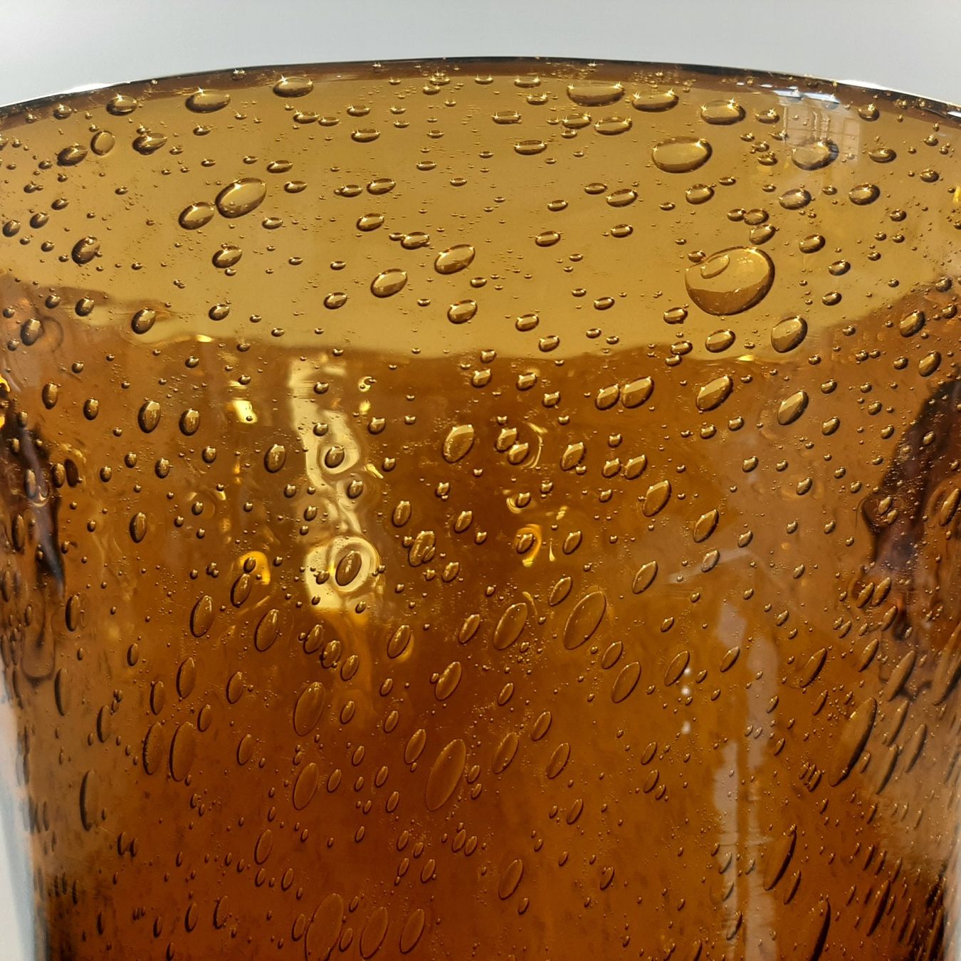 Altro: Biot Glas Champagnerkühler 50er Bernstein Bubble Glas 25 cm – Usato da Erschwil venduto da Karabella 4