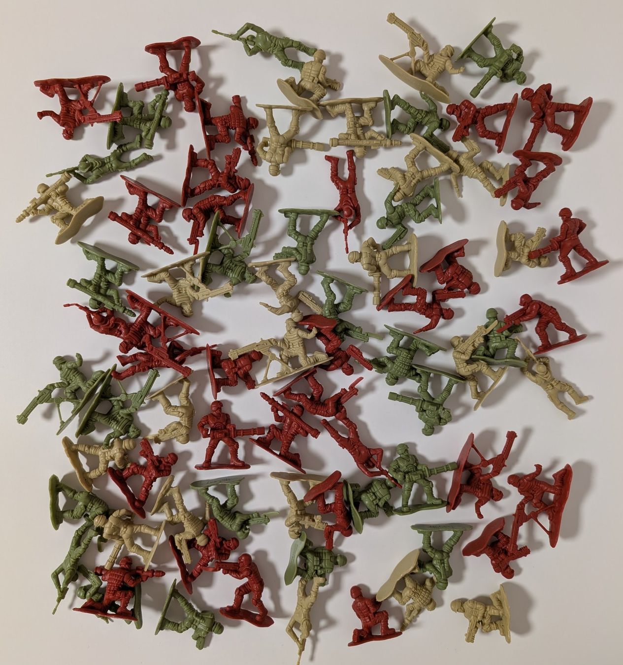 Giocattoli: Plastikfiguren Soldaten Set – Usato da Zürich venduto da Good_old_days