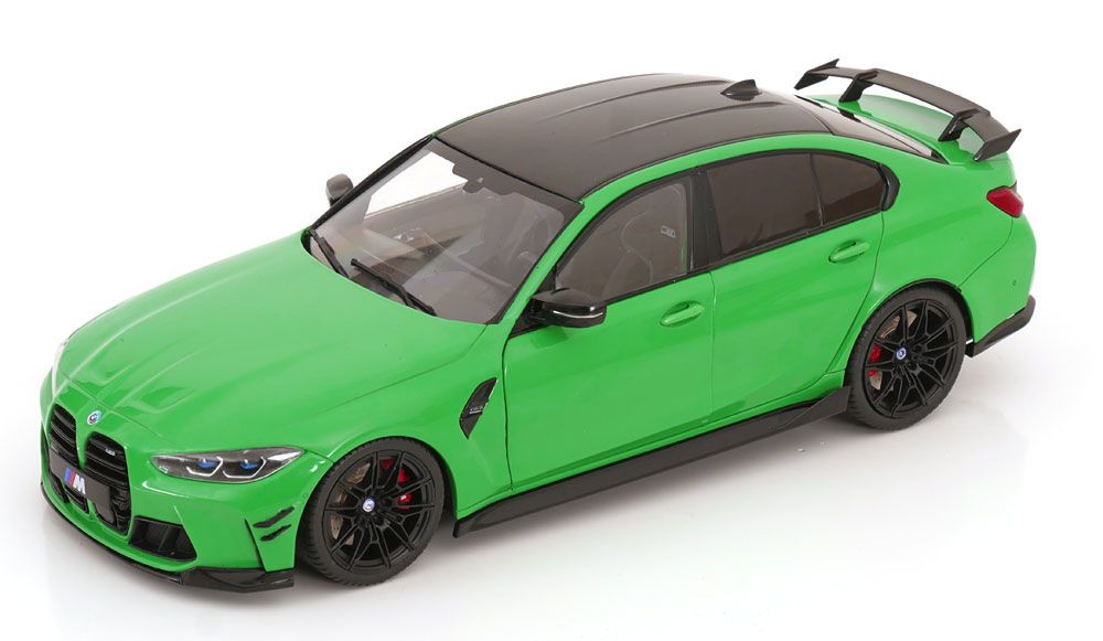 BMW Modellini d'auto: BMW M3 G80 PERFORMANCE PARTS 2024 GRÜN 1:18 SOLID – Nuovo e nell'imballaggio originale da Suhr venduto da Moebelsiralfred