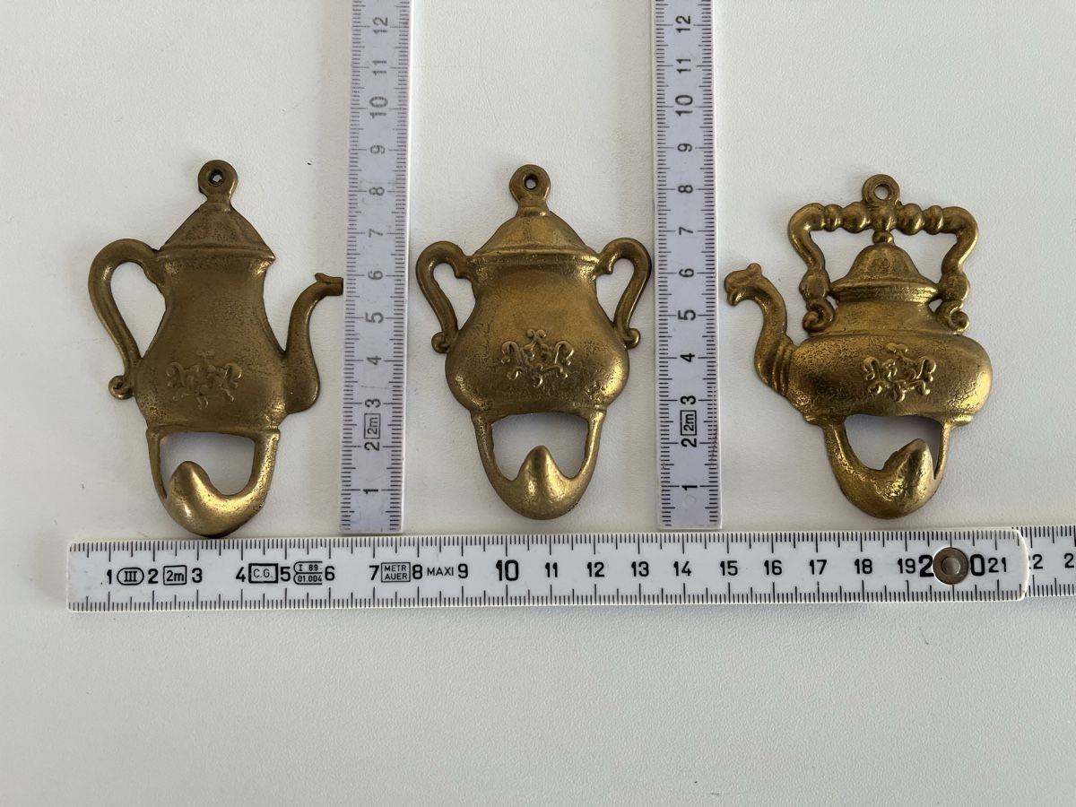 Eisenwaren: 3 Stk. Messing Haken – Gebraucht aus Wetzikon ZH von seli03 5