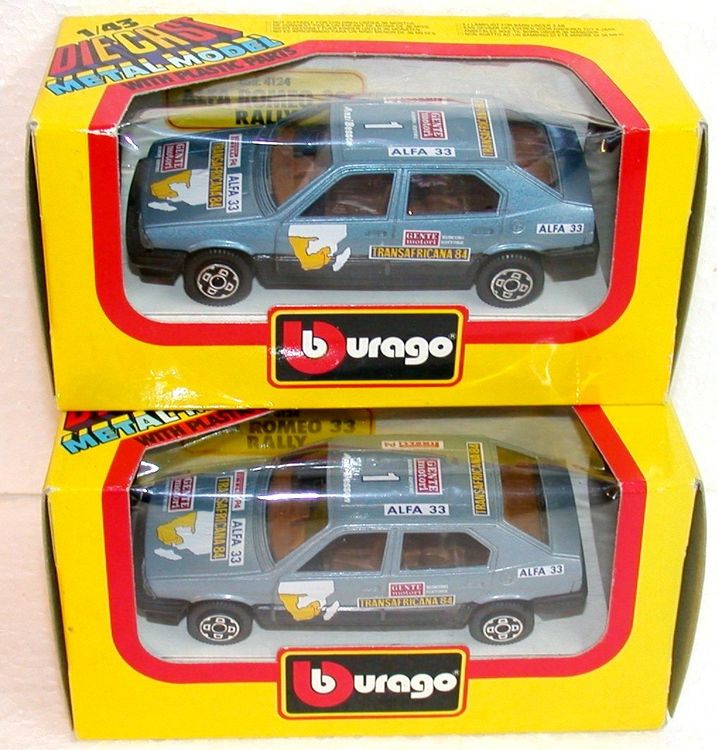 Collection 2x 1983 Alfa Romeo 33 Rally, 1:43 (Neu und originalverpackt ...