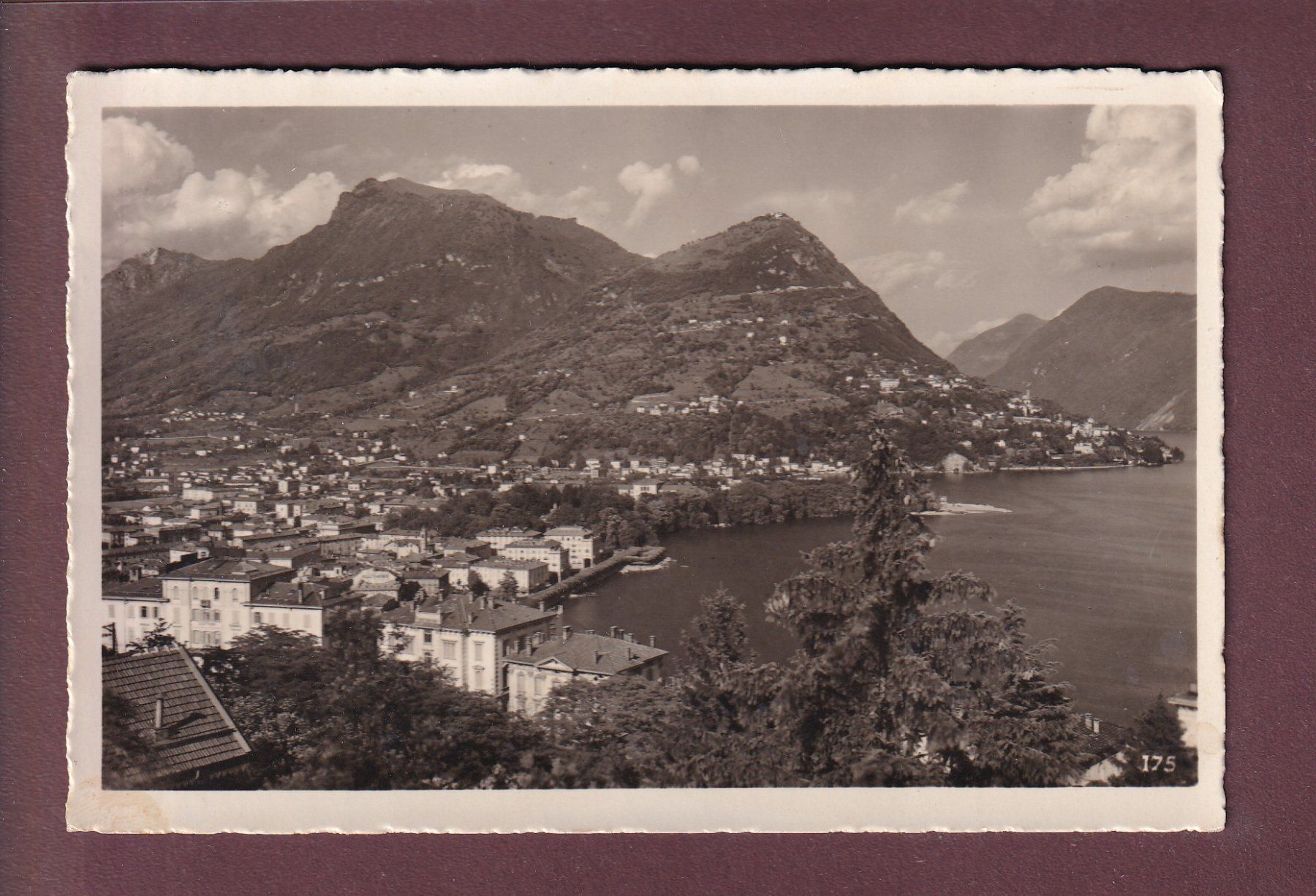 Cartes postales: LUGANO e Monte Brè - 1932 – D'occasion à Pully par nicecards