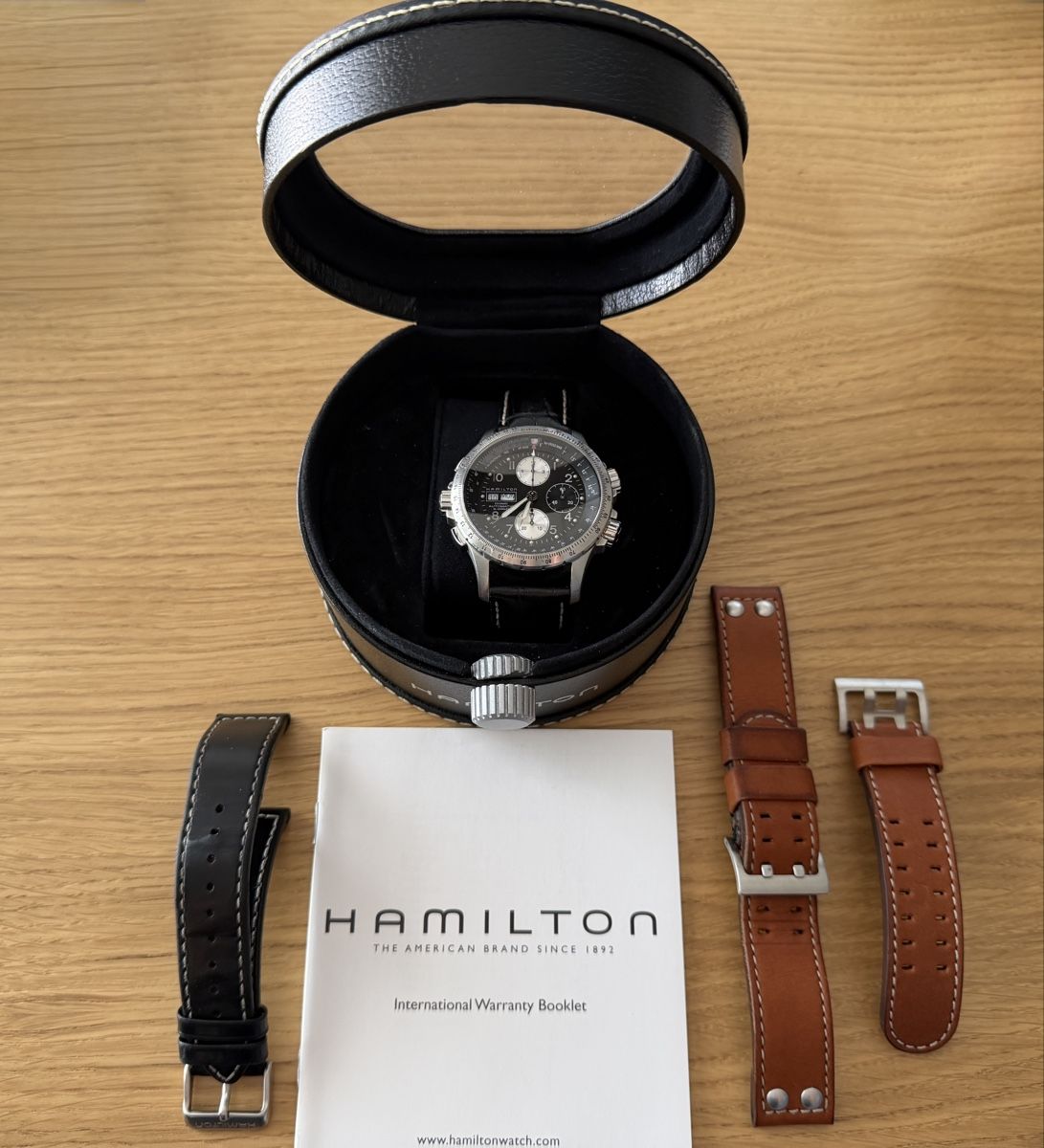 Hamilton Uhren: Hamilton Khaki Automatic X-Wind Chronograph gebraucht – Gebraucht aus Sennwald von robbo911 1