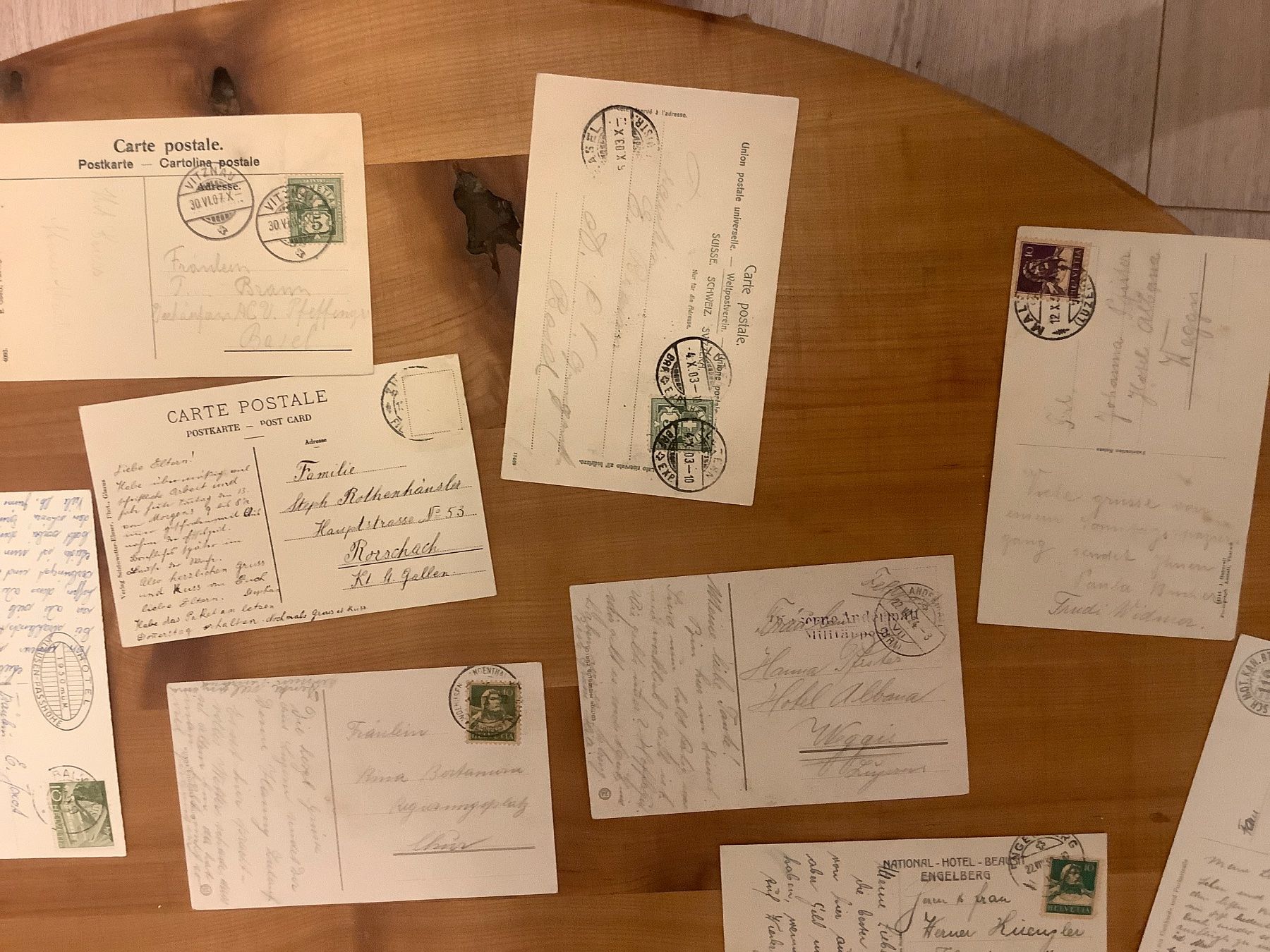 Ansichtskarten: 17 gelaufene Ansichtskarten Innerschweiz ab 1903 – Gebraucht aus St. Gallen von herbrig2 5