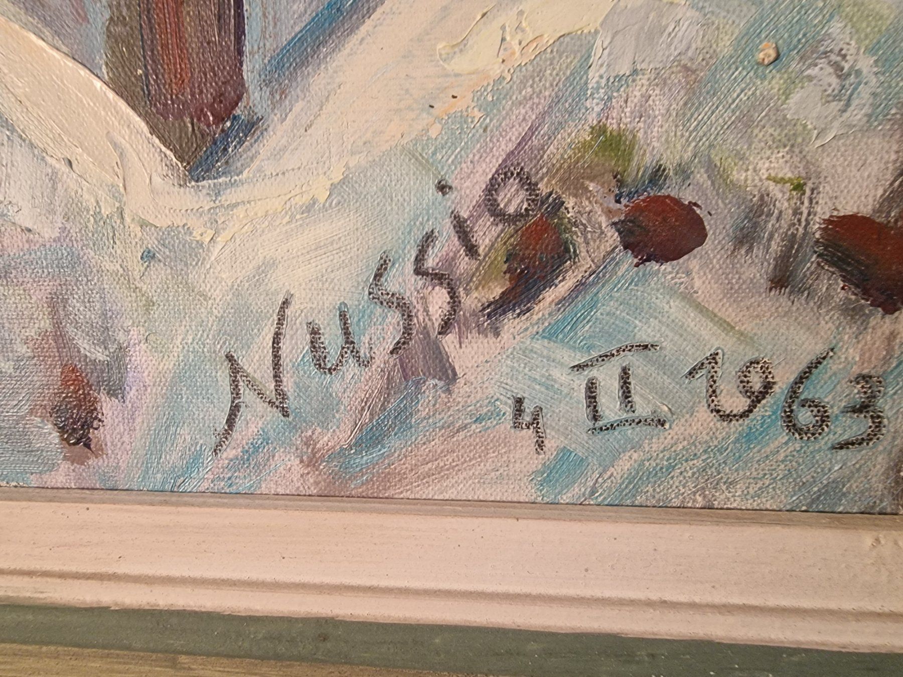 Dipinti: Nussio 1963 öl auf leinwand – Usato da dietikon venduto da Deva64 1