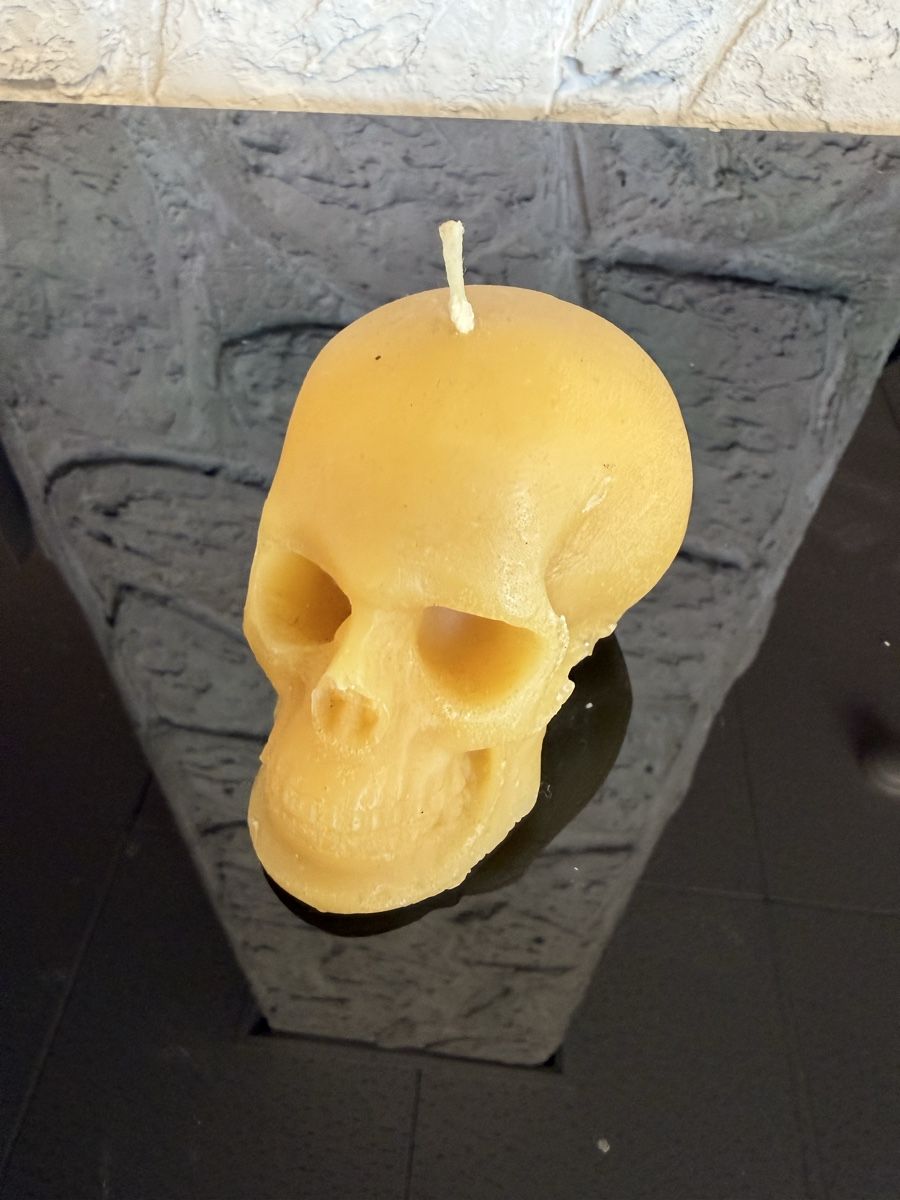 Kerzen: Totenkopf-Kerze – Neu (gemäss Beschreibung) aus Grenchen von Bastet007 4
