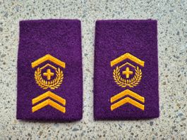 *** Gradabzeichen Patten Set Adjutant Militärjustitz ***
