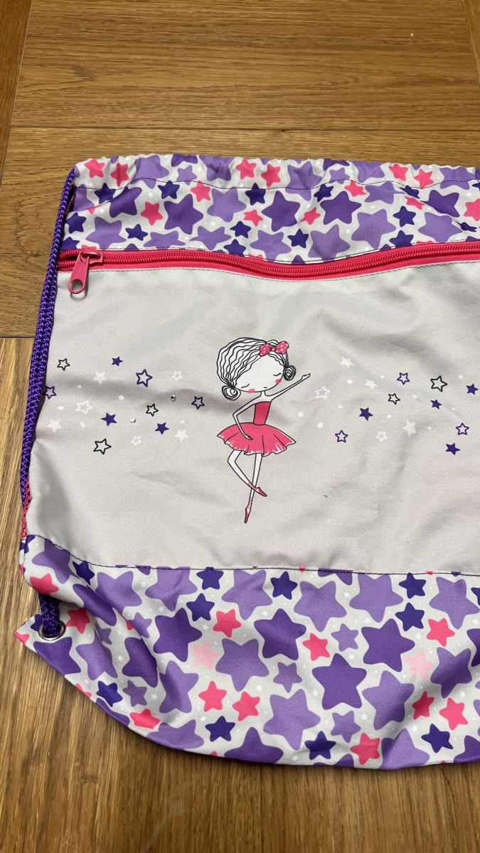 Kindertaschen: Turnsack Ballett Mädchen fast neu – Gebraucht aus Tagelswangen von Bomu 3