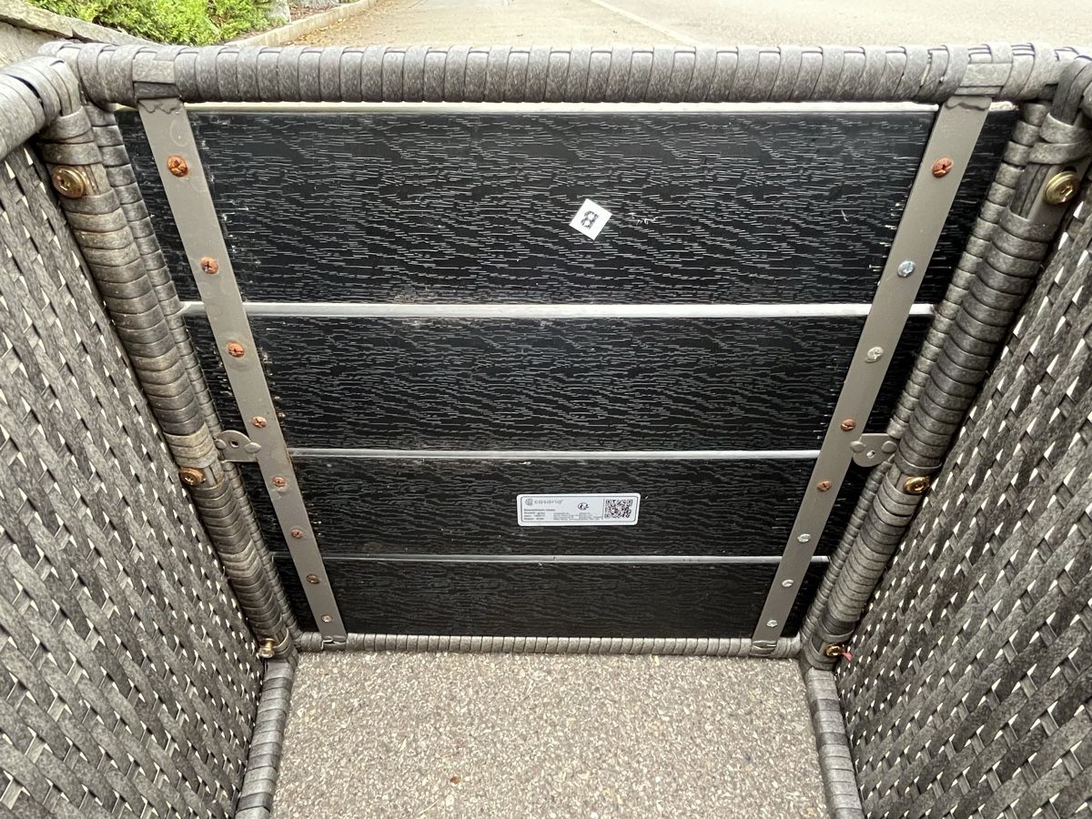 Tavoli: Casaria Gartentisch, Polyrattan, Grau, – Usato da Horgen venduto da Grizzly83 7