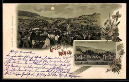 Litho Wald, Lugen-Sanatorium und Panoram