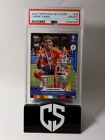 2024 Topps Now UEFA Euro Lamine Yamal PSA 10 Youngest Winner