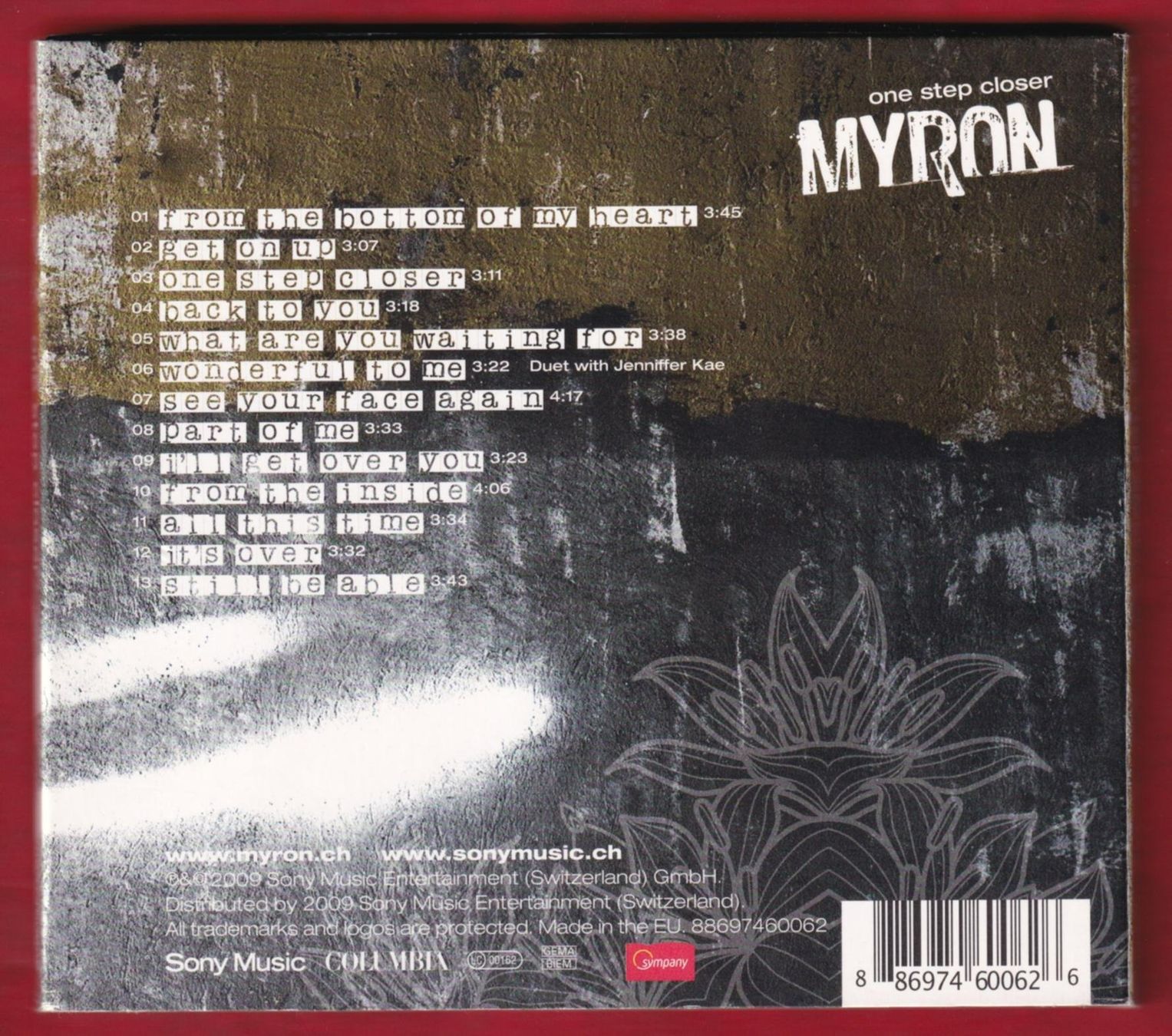 CD: Myron - One Step Closer (CH-Pop Rock) (CD) – Usato da Zürich venduto da Pfluftl2000 1