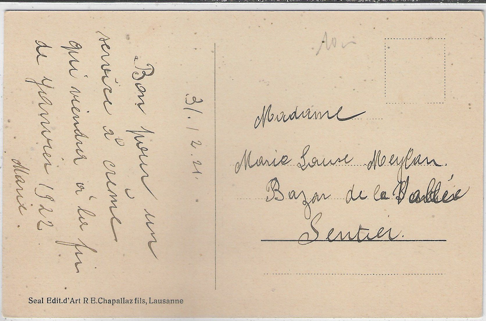 Cartes postales: Sentier - Golisse – D'occasion à Ettingen par Kartenplanet 1