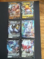6 Pokemon V und VMAX Karten Set verschiedene Modelle