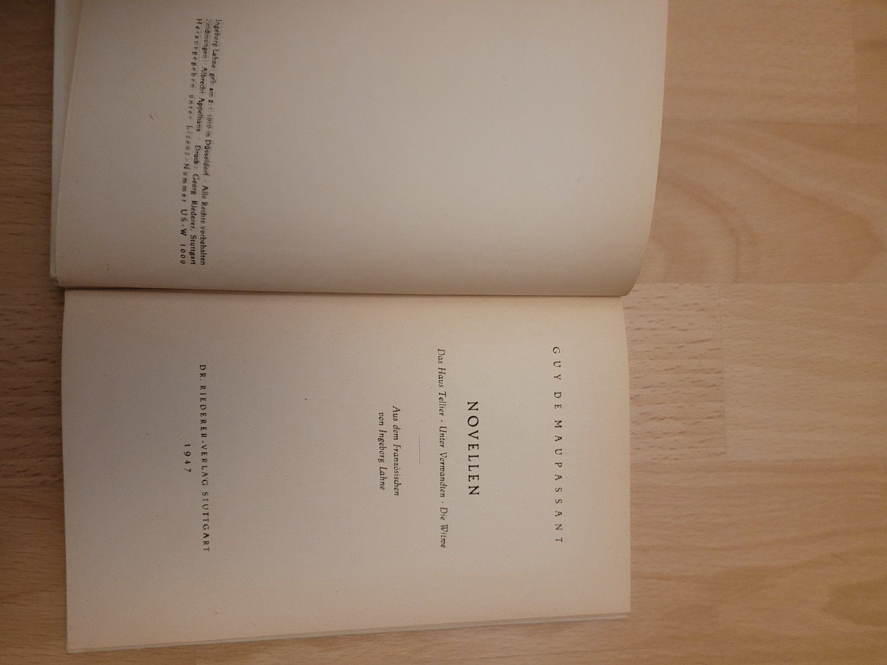 Libri: Drei Novellen – Usato da Perlen venduto da Safari_23 1