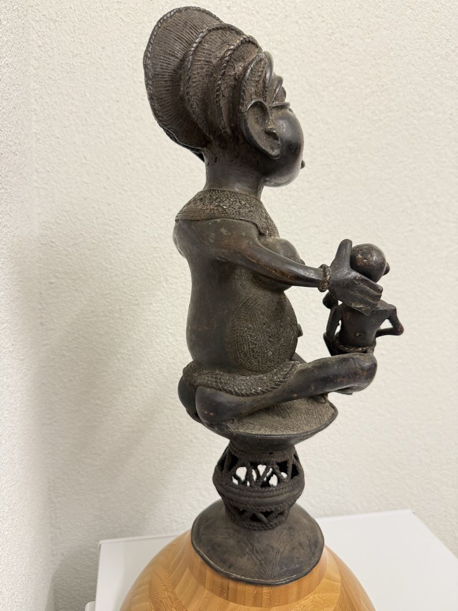 Skulpturen & Statuen: Skulptur Grosse Bronze Figuren antike Afro Kunst – Gebraucht aus Goldach von Donpancho 3