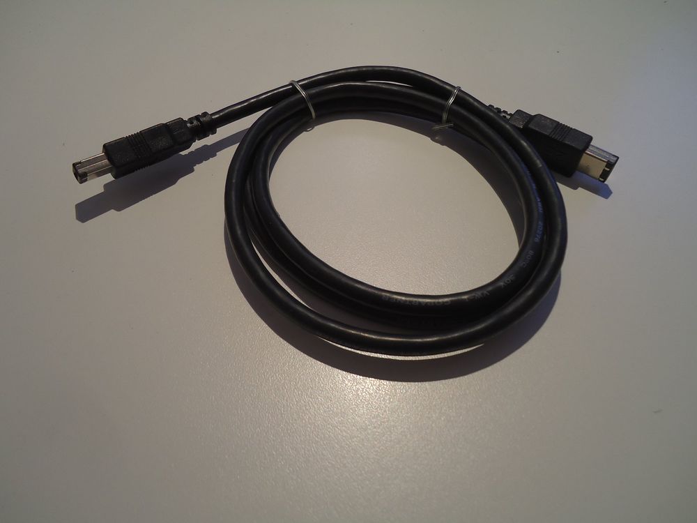 Kabel Firewire A 6 Pin Stecker / 6 Pin Stecker 1m | Kaufen auf Ricardo