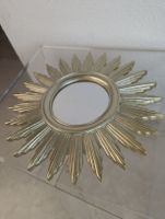 Gold colored Sunburst Spiegel Retro