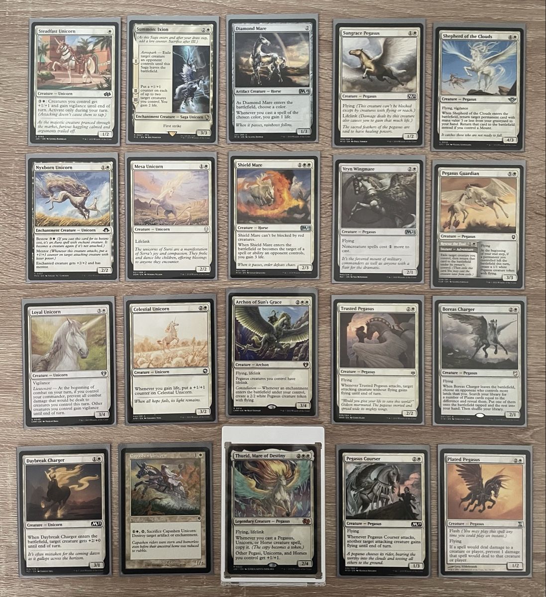 Magic The Gathering Carte collezionabili: MTG Custom Pegasus & Unicorn Commander Deck mit Zubehör  – Usato da Wattenwil venduto da Staldi1985 2