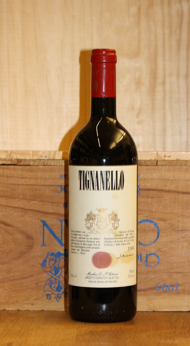 Wein: 1 Fl. Tignanello 1986 – Neu (gemäss Beschreibung) aus Chur von Invinoveritas