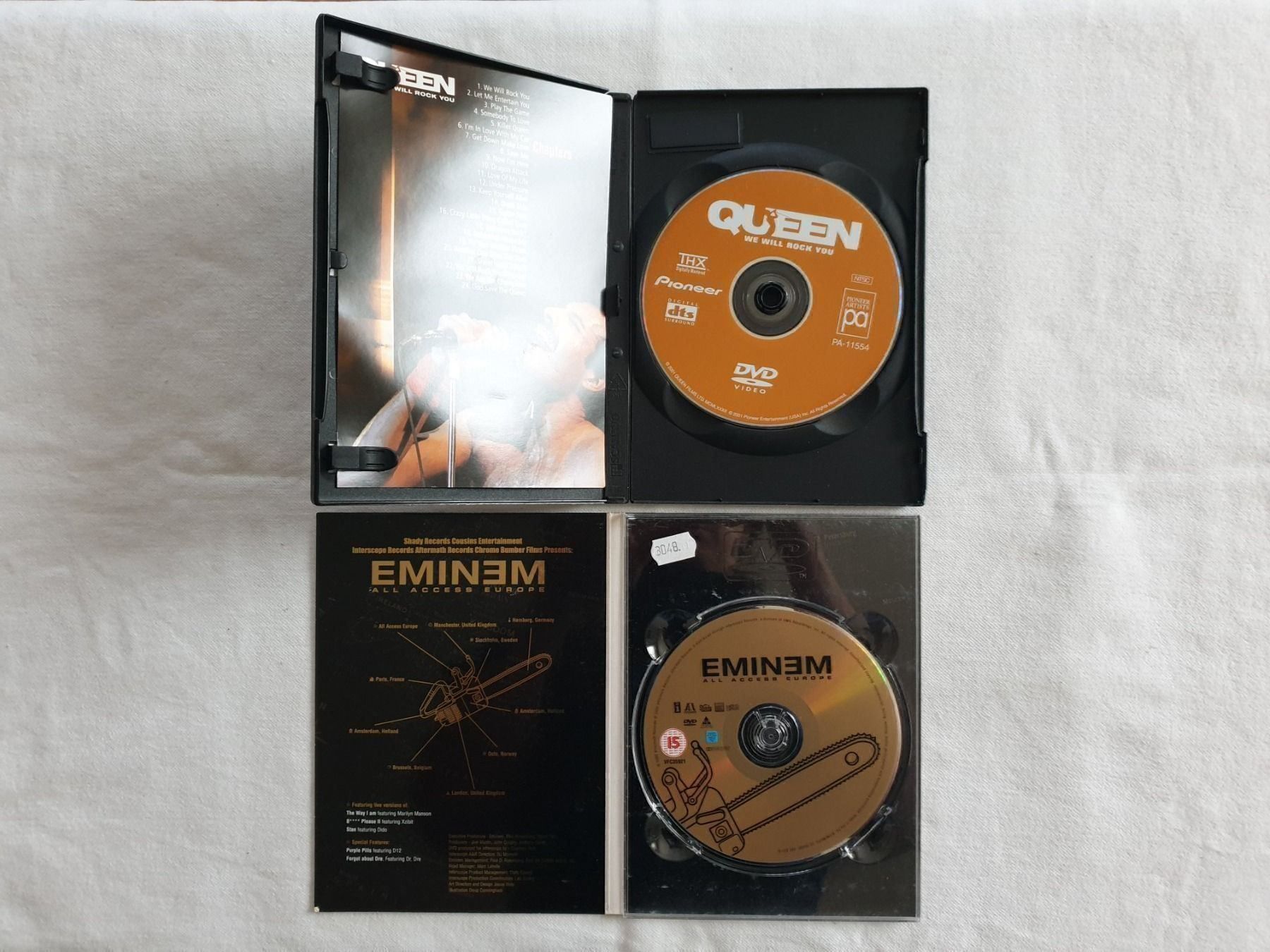 Tutti i DVDs: 2 DVD's von Queen und Eminem – Usato da Rebstein venduto da gimmma 2
