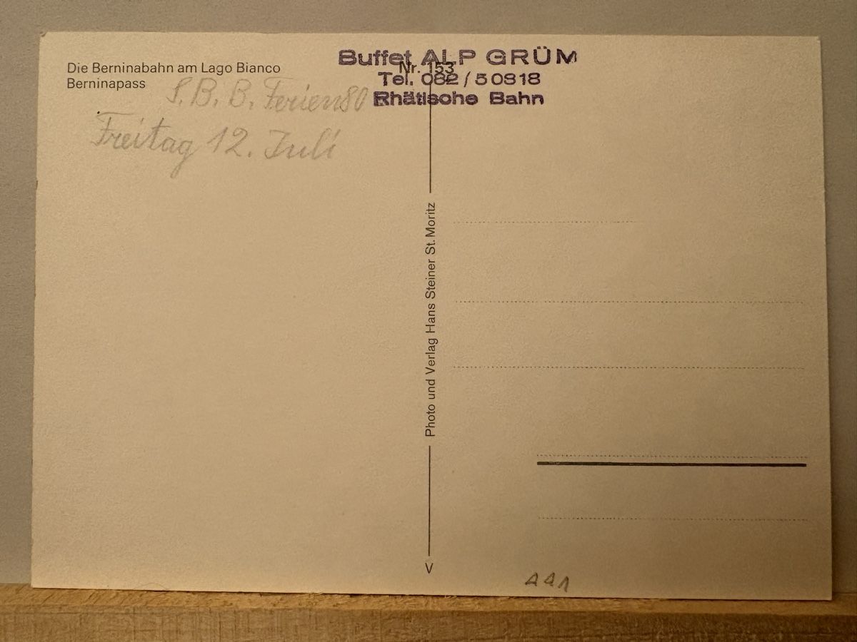 Cartoline postali: AK von Bernina Bahn – Usato da Rümlang venduto da Kartenpost1 1