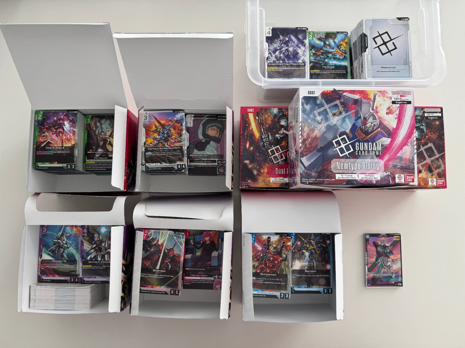 Bandai Sammelbilder & Trading cards: Gundam TCG - Riesige Sammlung – Neu (gemäss Beschreibung) aus Weinfelden von Yenaris