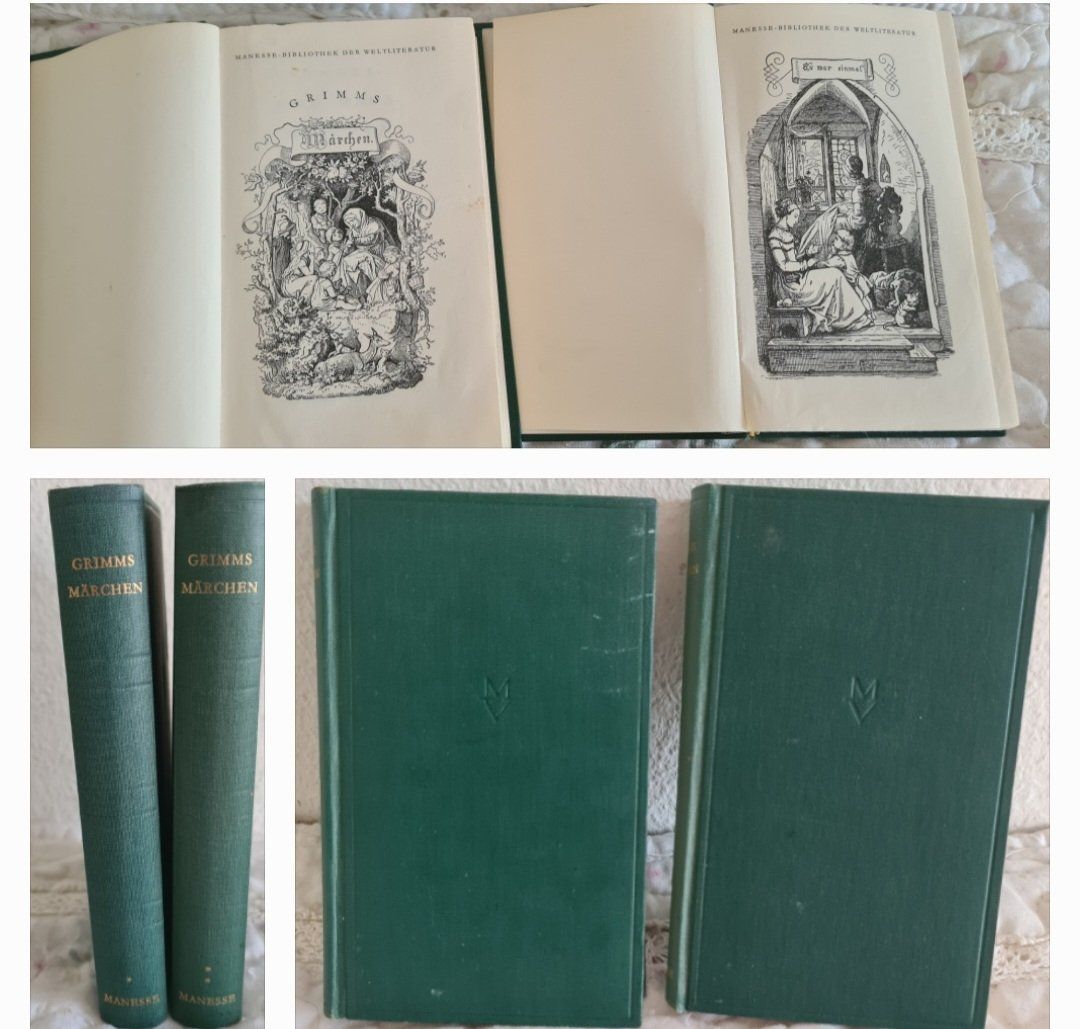 Bücher: 2 antike Bücher Grimms Märchen 1930, Band 1+2 – Gebraucht aus Winterthur von bibummi
