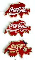 3 Coca-Cola  Pin  Schweiz