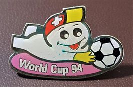 Q638 - Pin Bio Steinfels Fussball World Cup 94