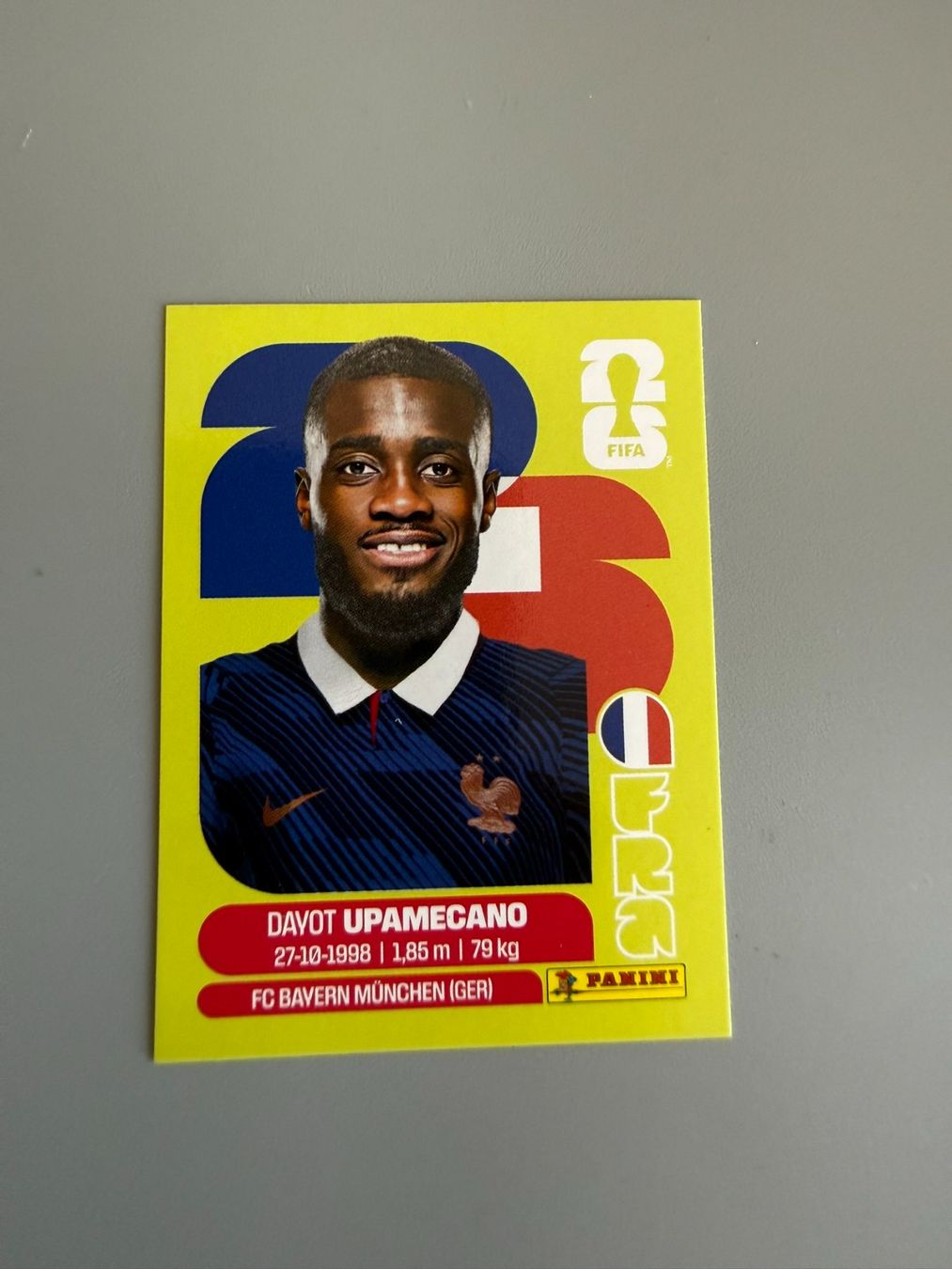 Panini Sammelbilder & Trading cards: Panini Dayot Upamecano FRA7 – Gebraucht aus Liebefeld von Ronaldo-1996
