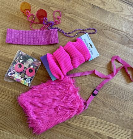 Pink Party Accessories Set | retro costumes accessories