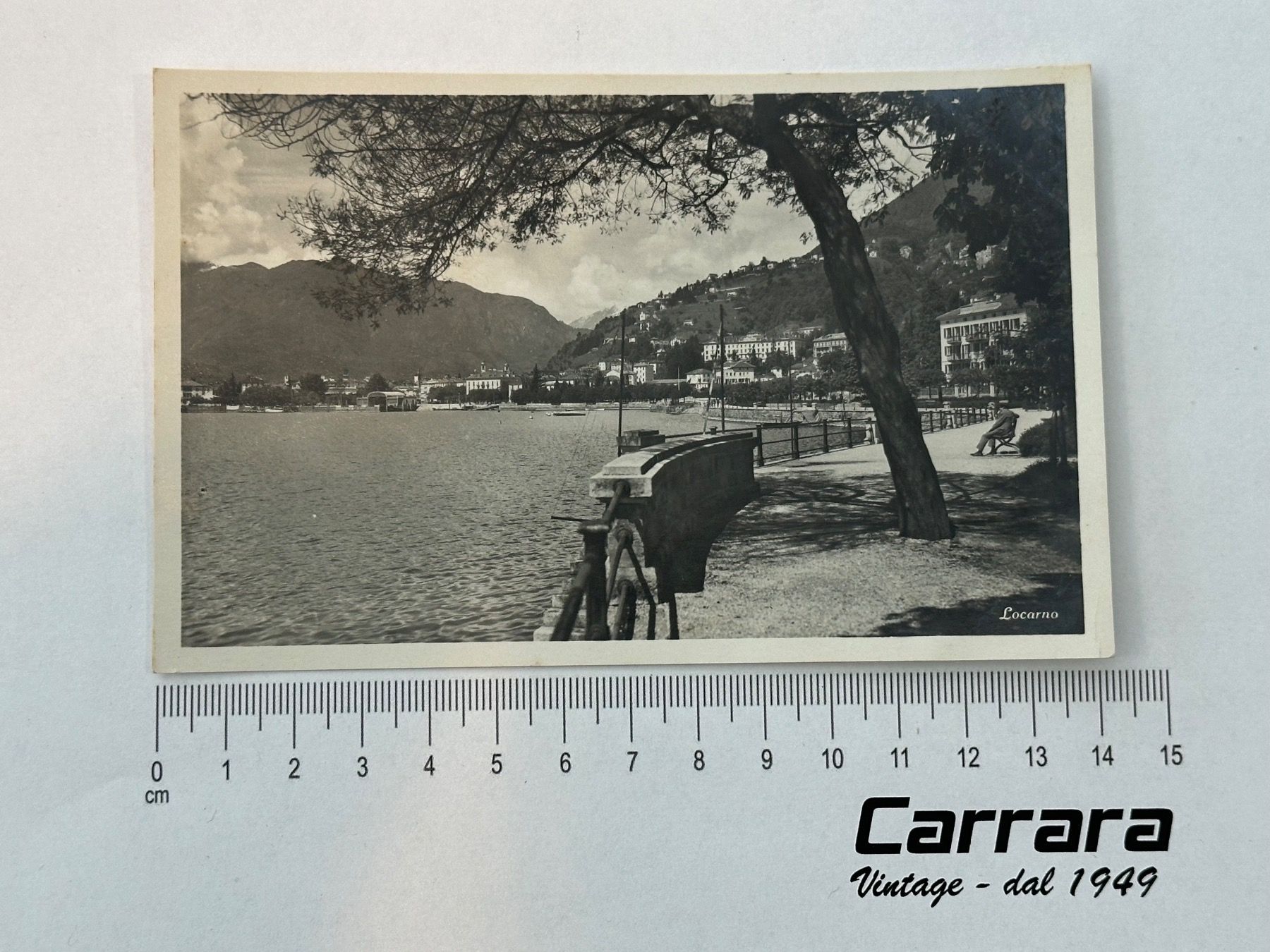 Cartoline postali: Postkarten Tessin Ticino Locarno – Usato da Chiasso venduto da Carrara-Modellismo